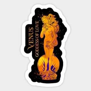 Goddess of love - Venus Sticker